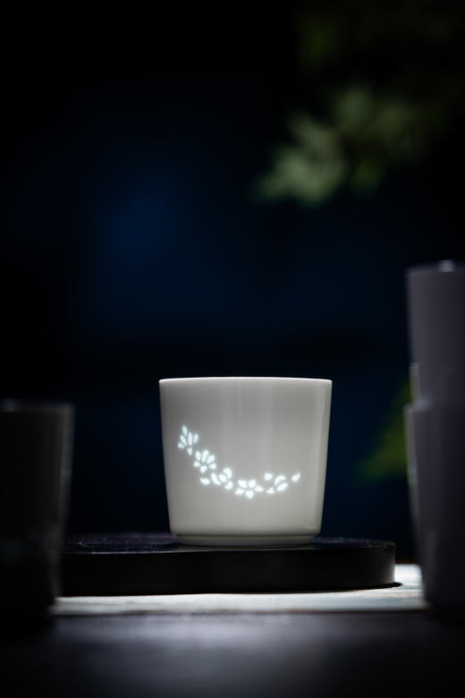 富玉 | 景德镇高温玲珑瓷 玉兰花茶咖具组合 商品图3