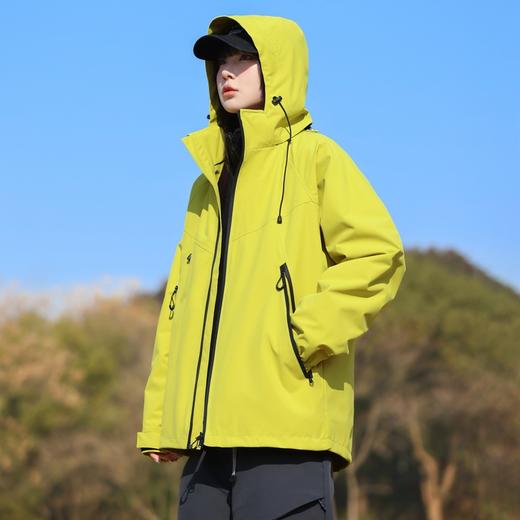 百媚生 情侣冲锋衣抓绒内胆两件套三合一石墨烯外套QS-5569 商品图2