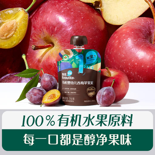 英氏忆格1234阶有机婴幼儿果泥 12种口味 商品图0
