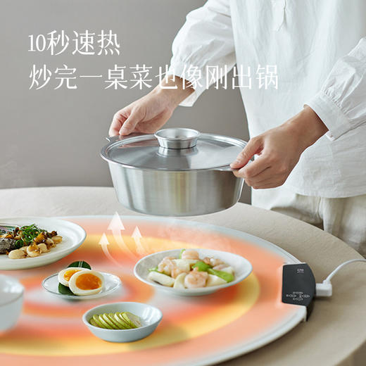 【暖菜板】回家都能吃上热热的饭菜  软垫方便收纳~ 商品图3