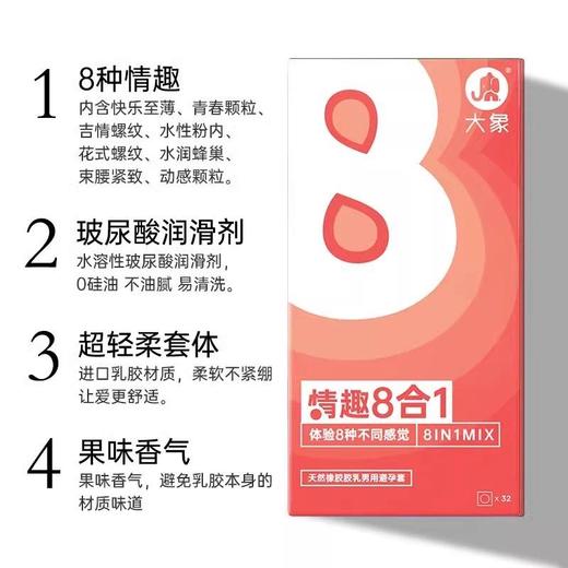 【超超超值套组】大象量贩入门情趣水润*套狂欢派对32自由派对24激爽颗粒*三合一14只润薄*四合一24只激情冰火四合一24只情趣避孕套组合 商品图8