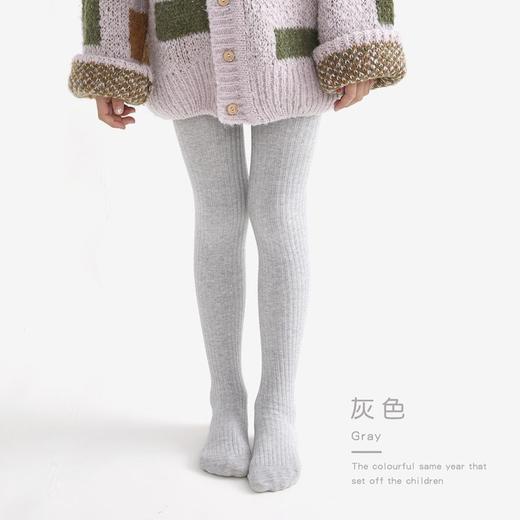 JOANNALONNG Kid's 秋冬儿童新品精梳棉无骨手缝坑条宝宝连裤袜 商品图3