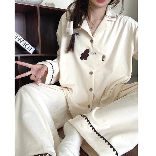 裁缝学苑AH108韩版磨毛德绒睡衣纸样女装冬季保暖家居服套装服装打板 商品图1