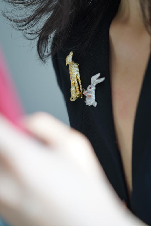 925纯银高定胸花萌犬（单款） 商品图2