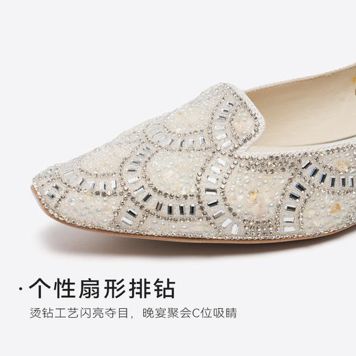 【星空系列】星期六26春新款重工满钻通勤宴会单鞋SSE1111090 商品图7
