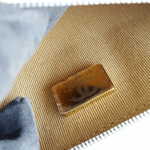 【95新】CHANEL香奈儿AP1450 B02916 NL30323C浅灰蓝色金球woc链条包单肩斜挎包女士 151225NJS20 商品图9