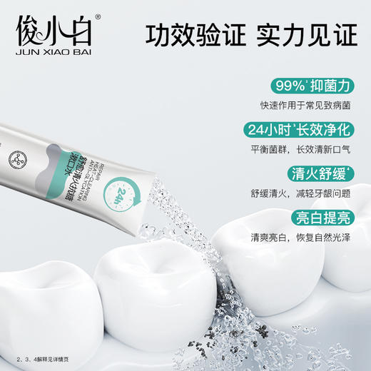 【缓解口腔压力  温和舒愈牙龈】俊小白舒俞清火抗糖漱口水 天然植物活性 净化口腔环境 商品图2