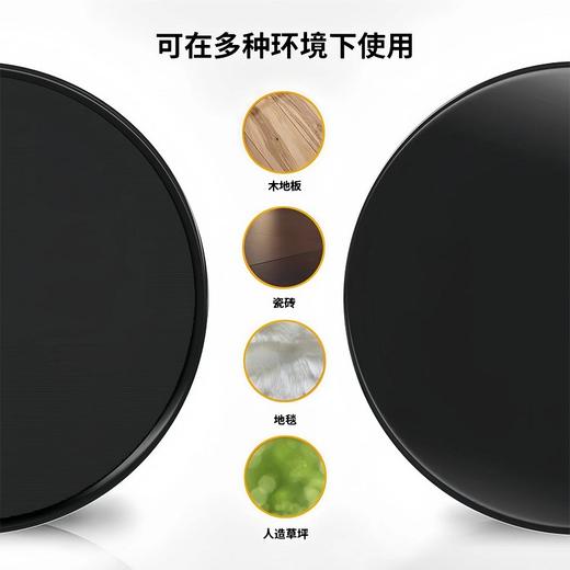 【动力健系列】滑行盘瑜伽健身腹肌滑盘马甲线翘臀训练运动平衡踩脚滑盘普拉提盘 商品图3
