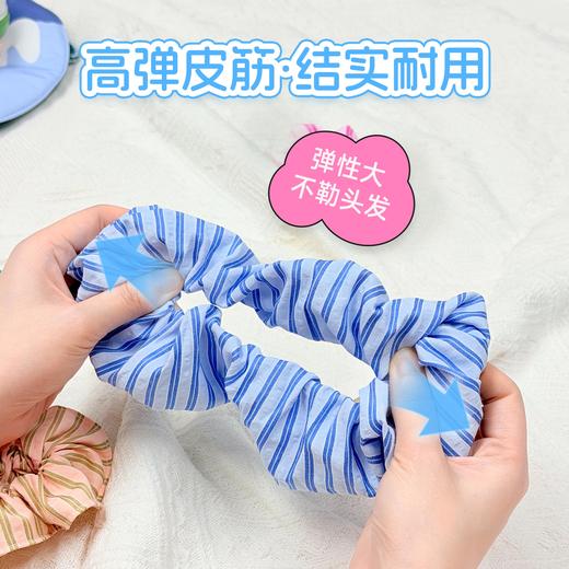 怡禾亲子条纹发圈，高弹儿童发圈，亲子款式 商品图1
