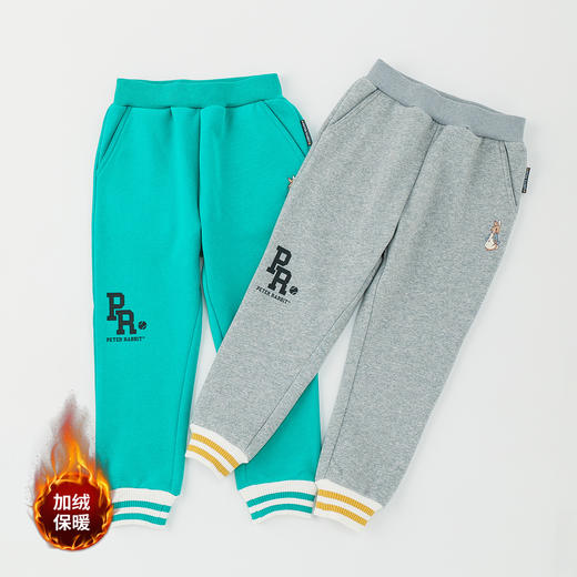 ⁴ 微瑕清仓99元任选2件【比得兔儿童秋冬加绒卫裤】适110-150码 YC04-BDT 商品图14