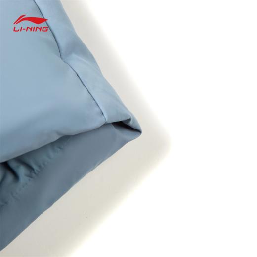 李宁男子防泼水立体裁剪鸭绒短羽绒服AYMV215-6 商品图5