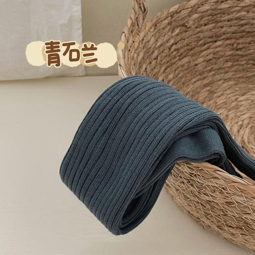 JOANNALONNG Kid's 秋冬儿童新品精梳棉无骨手缝坑条宝宝连裤袜 商品图4