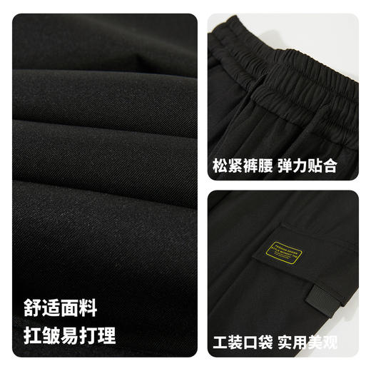 【鸭绒&易打理】圣得西2025年冬季工装羽绒裤男女同款保暖长裤 商品图4