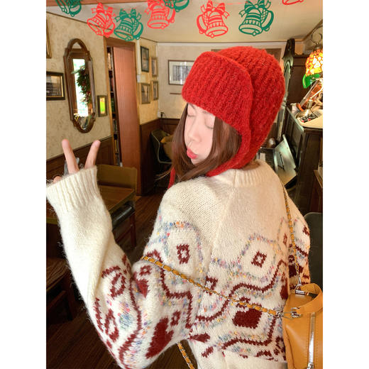 <曾小咸推荐>4.2现货秒杀 ！微信超特价！韩系提花毛衣 日常189.99 立减100 秒杀89.99！！ 商品图2