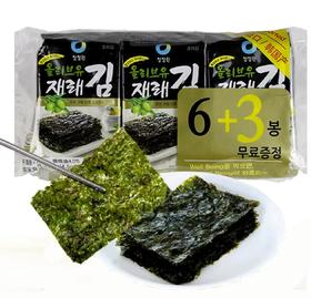 韩国进口清净园橄榄油传统海苔 36g/袋