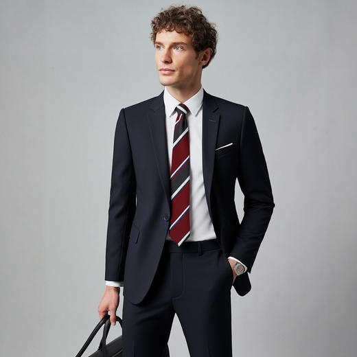 【挺括有型】罗蒙男士西服单西职场通勤商务风气质格调单西外套男 商品图3