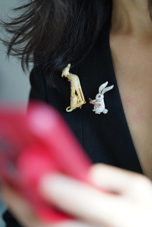 925纯银高定胸花萌犬（单款） 商品图3