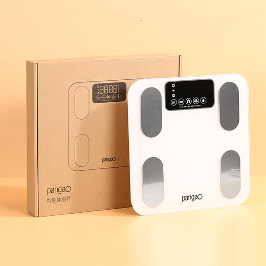 攀高智能体脂秤PG-F01白色精准测脂家用健康秤 商品图6