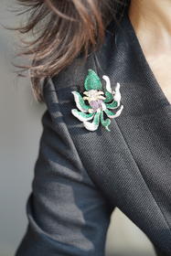 高定胸花【玫瑰艺术】