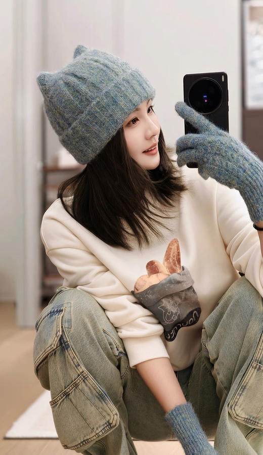 美洋加绒卫衣立体汉堡+植绒法棍卫衣 商品图4