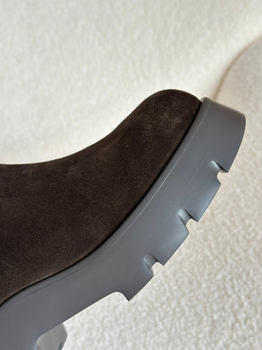 1222-3 渠道货 秦岚同款 GR头层小牛皮 超轻发泡厚底 炒鸡软糯高筒靴  长靴 商品图10