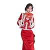 GX冬季婚宴旗袍2025新款新中式新年过年战袍红色马甲拜年服秋冬日常 商品缩略图4