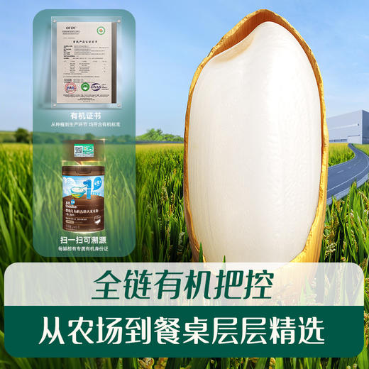 英氏有机五常大米米粉248g（维C加铁原味/维D加铁草莓苹果味/番茄牛肉加锌味） 商品图2