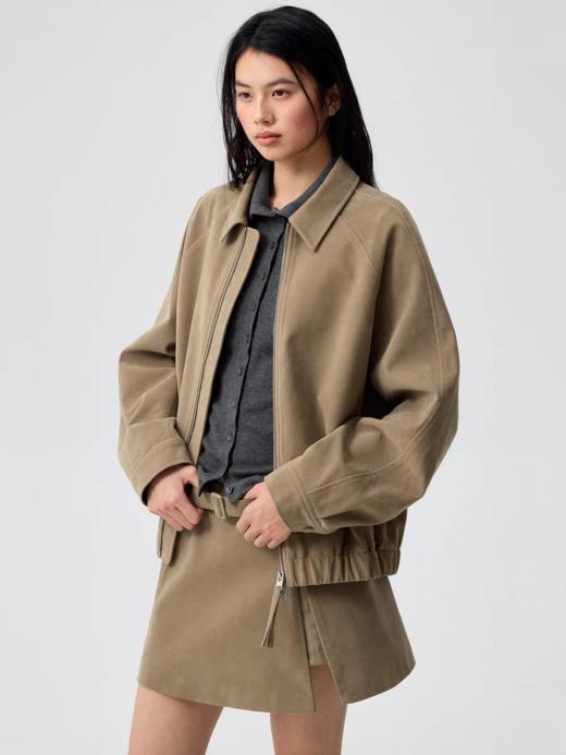 Simple Project/K25190/麂皮感腰带迷你短裙 商品图4