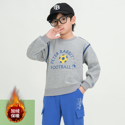 ⁴微瑕清仓99元任选2件【比得兔秋冬童装】卫衣/带帽卫衣/棒球服 110-150码 YC04-CR-BDT 商品图11