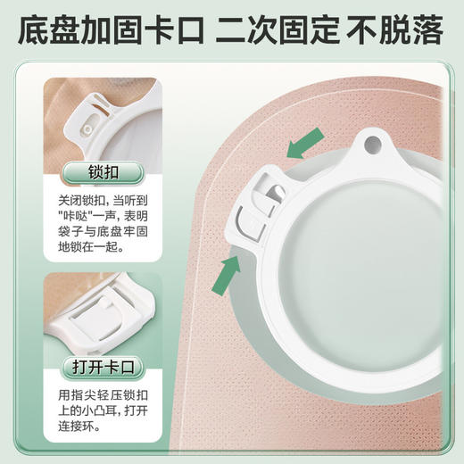 【凸面尿路袋】可孚二件式泌尿造口袋医用一次性两件式造瘘袋官方旗舰店 商品图3