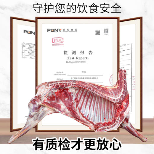 大黄鲜森半只羊礼盒装内蒙草原羊10斤装 精选6-8个月的内蒙古大草原散养羔羊 商品图3