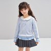 笛莎Deesha 2026春季女童气质假两件拼接绞花针织开衫 商品缩略图3