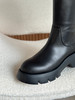 1222-3 渠道货 秦岚同款 GR头层小牛皮 超轻发泡厚底 炒鸡软糯高筒靴  长靴 商品缩略图3