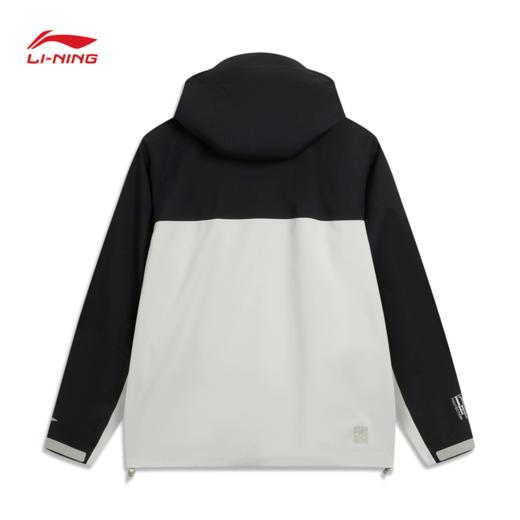【肖战同款】李宁户外CF溯万龙甲冲锋衣黑龘男女同款反光防泼水防风宽松单层冲锋衣AEMV033 商品图6