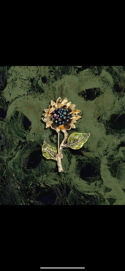 【秒杀价已调 直接拍】
秒杀she's茜子古董风 油画向日葵胸针 商品图12