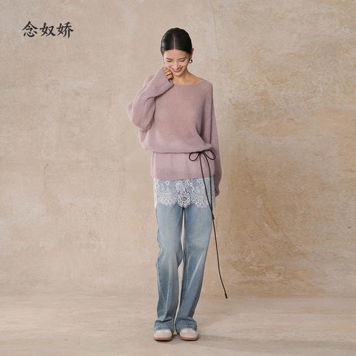 【商场同款】CNK5B75 “ 浪漫镂空衫 ” 打造慵懒氛围感穿搭 纱线自带精致细闪珠片，熠熠生辉 商品图10