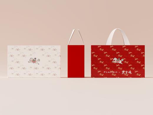 【预售】盛唐牡丹  Kids中国红马跃新春双穿外套&PeaceBio面霜&身体乳东方境礼盒 商品图7