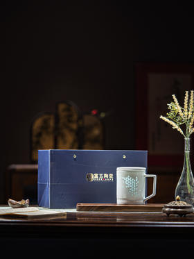 新品 富玉 | 景德镇陶瓷星韵茶漏杯带盖水杯