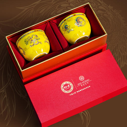 龙凤呈祥对杯套装礼盒 文化特色礼物 商品图5