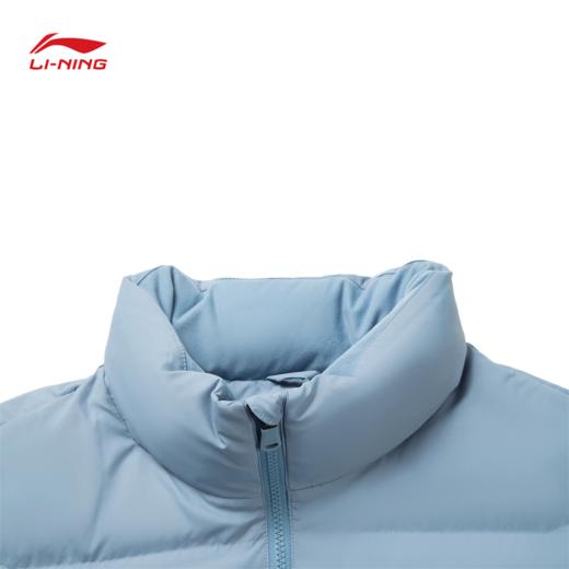 李宁男子防泼水立体裁剪鸭绒短羽绒服AYMV215-6 商品图2