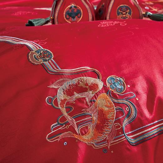 恐龙家纺XX 【囍跃】涤棉提花婚庆八件套（线下专柜款） 商品图4