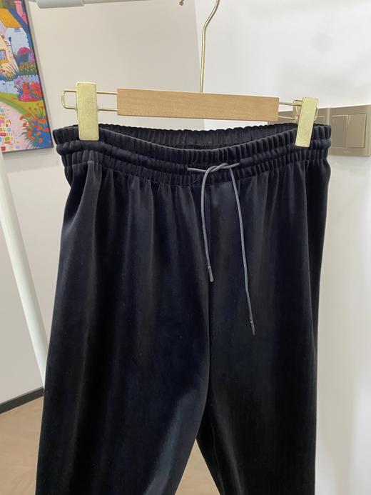 直发【断码薅羊毛】 加厚加绒 复古范金丝绒裤子 阔腿裤 商品图2