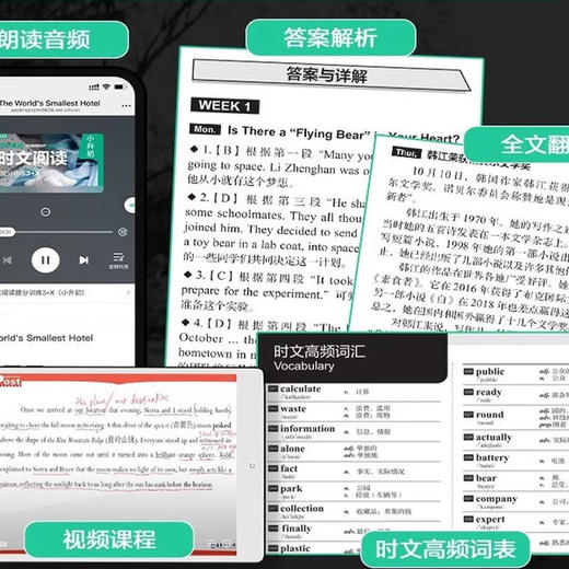 初中英语时文阅读提分训练3 X  2024年第1辑+ 2025年第2辑 商品图1