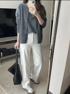 云仓【1215】 神裤工厂，巨显瘦加绒直筒牛仔裤！防掉色四面弹