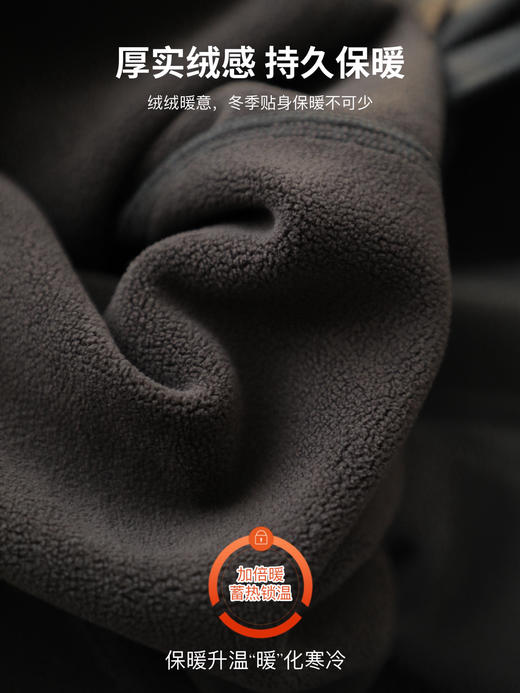 直发【2594】LE儿童加厚加绒卫裤 宽松直筒束脚 内里温暖细绒 商品图6