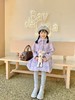 【春上新】8楼琳麦罗 LYNN&MILO 紫色可拆卸斗篷大衣 商品缩略图5