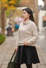 10天发货【绵羊毛混纺大领口毛衣】套头款，宽松温柔范儿~领口斜拉/平拉作斜肩、一字领穿法，成分:58.8%腈纶33.5%聚酯纤维6.1%绵羊毛1.6%氨纶 商品缩略图9