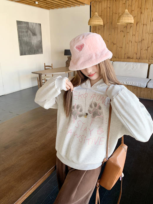 <曾小咸推荐>现货秒杀 ！微信超特价！韩系连帽加绒卫衣 日常189.99 立减100 秒杀89.99！！ 商品图10