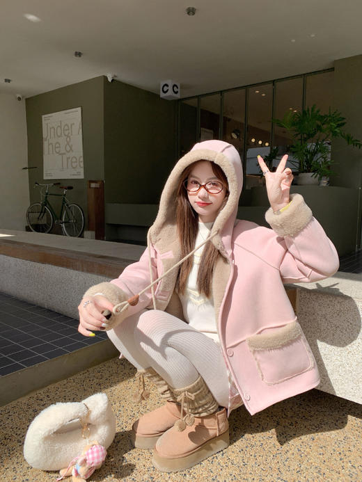 <曾小咸推荐>现货秒杀 ！微信超特价！麂皮内里羊羔毛外套 日常319.99 立减170 秒杀149.99！！ 商品图14