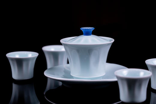 炫彩生花·青瓷盖碗茶具 商品图2